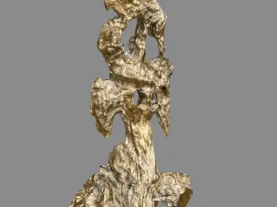 Capital - Garden - Rockery 03 3D model
