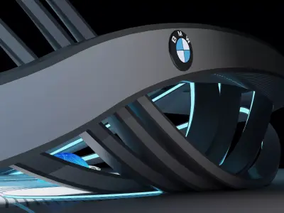 Exhibition Stand Stall Booth Low-poly 3D model