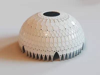 Expo 2020 Dubai AL Wasl dome plaza 3D print model
