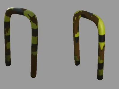 Parking Posts Free 3D model