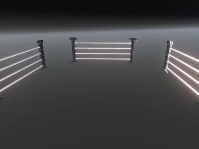 Futuristic Space Props Low-poly 3D model