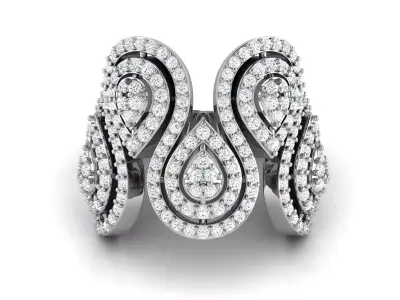 Women Ring 3D print model 113