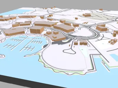 Dubai Creek Harbour UAE 3D model