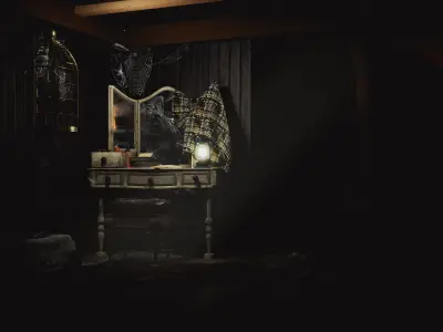 An old lamp 3D model