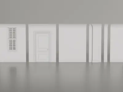 Wall Modules Free low-poly 3D model