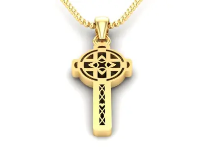 Light Gold Cross New Design  CP 19 3D print model