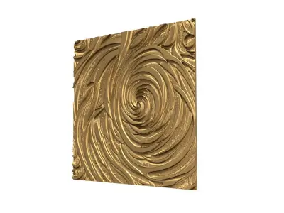 decor set wall panel ornament mural CNC 03 3D print  3D print model purchase
