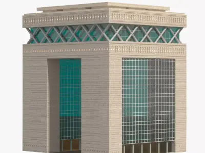 Dubai International Financial Centre 3D model