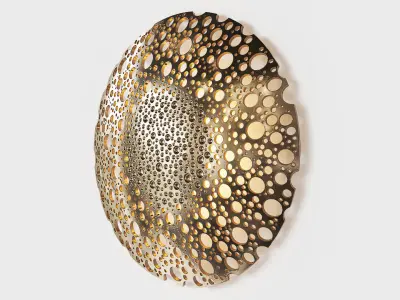 Abstract Wall Light by Jonathan Browning 3D model