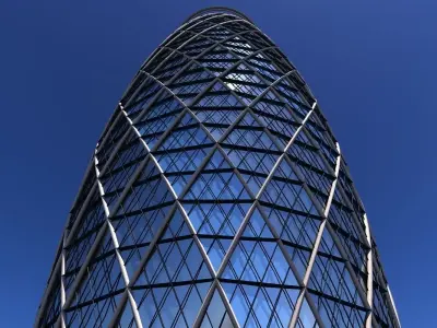 Gherkin Building 3D model
