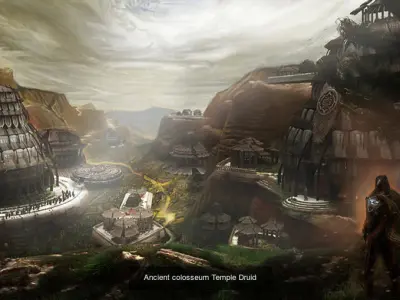  Druid Dome ruins collection 3D Model Pack