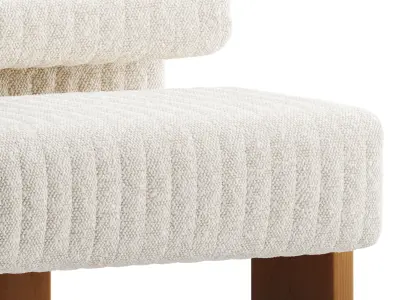 Moroso loveseat armchair 3D model