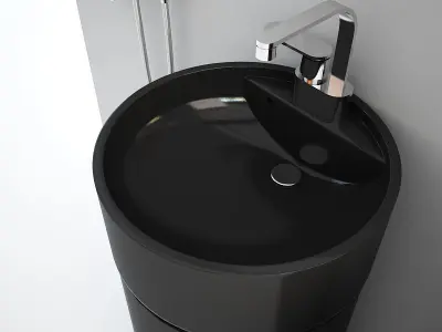 Flaminia Bathroom furniture set 3D model