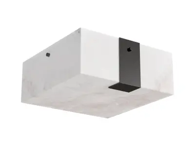 Alabaster Flush Mount 3D model