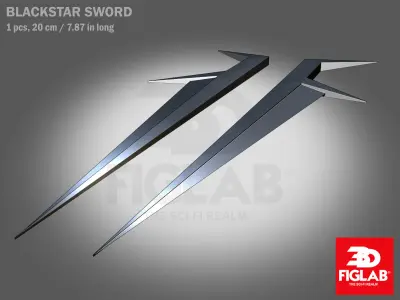 BLACKSTAR SWORD 3D model