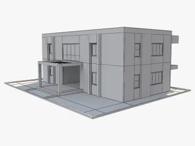 Modern House 8 3D model