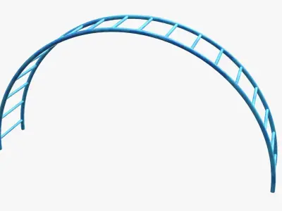 Climbing monkey 02 3D model