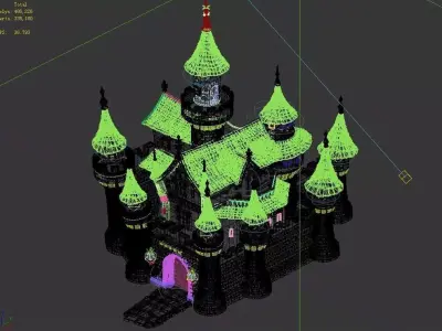 Snow White - Castle 03 3D model