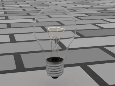 Light Bulb 3D model Free 3D model