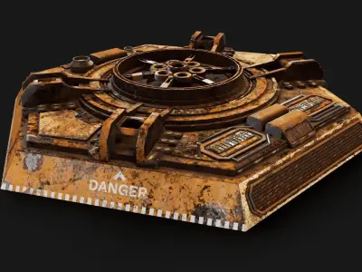 Sci-fi detail 02 3D model