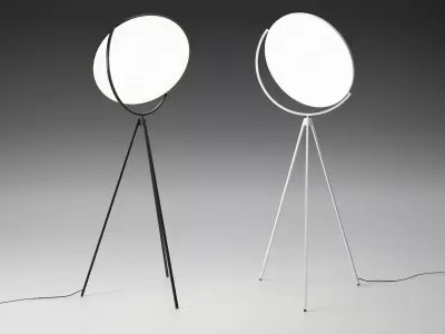 Superloon Floor Lamp Free 3D model