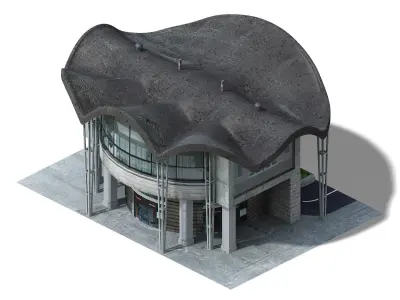 Heterogeneous - Building 02 3D model