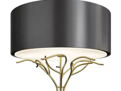 CEILING GOLD SCULPTURE chelsom Low-poly 3D model