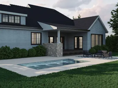 Residential-Building-vol-01-3Dmodel Low-poly 3D model