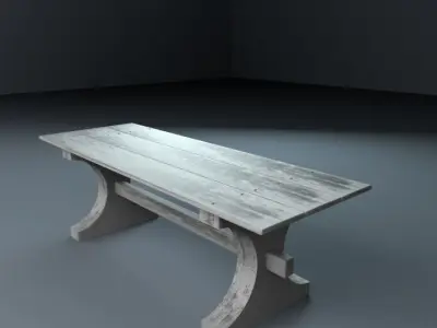 Old table Free 3D model purchase