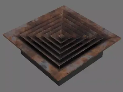 Air Vent 3B Low-poly 3D model