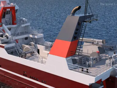  Trawler Fishing Vessel 