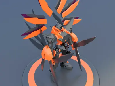Mech Robot Cyborg EvolutIon stage FOUR 3D model