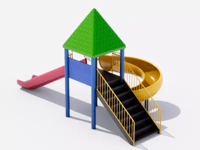 Playground Low-poly 3D model get