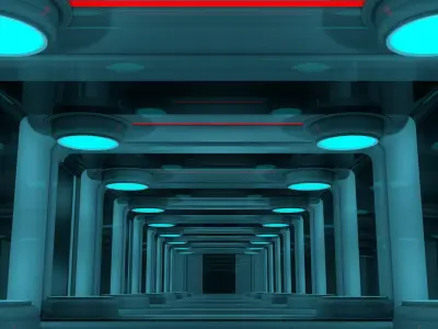 Spaceship Interior 3D model