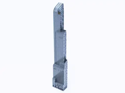 One 57 Low-poly 3D model