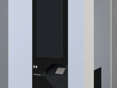 Multimedia Kiosk 3D model