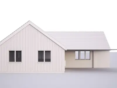 British House Barton Road 2 3D model