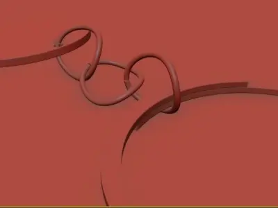 Key and Tag 3D model 3D model