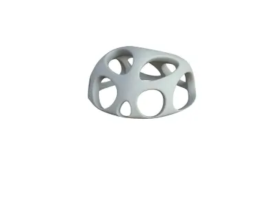 SciFi Cube Object No 48885 Low Poly Shape Low-poly 3D model