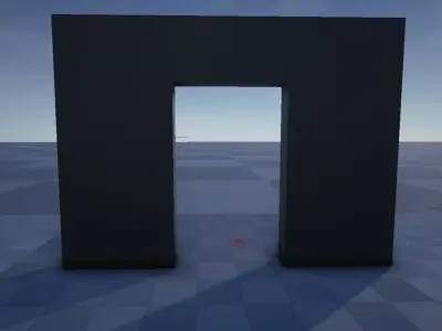 Basic Doorway Low-poly 3D model
