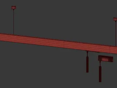 Slim Track Light by Forstlight 3D model