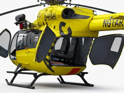  Airbus H145 Emergency ADAC Germany 