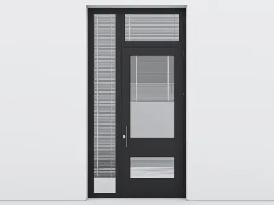 Aluminium door 82 3D model