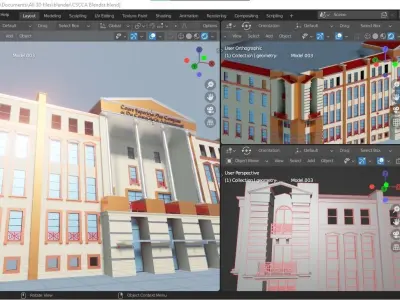 Justice palace 3D model