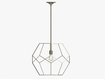 MARA NICKEL PENDANT 3D model