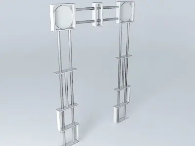 Decorative door way 3D model