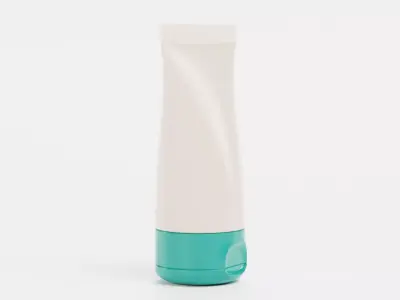 Cream Tube V2 - Skincare Cosmetic Packaging 3D model