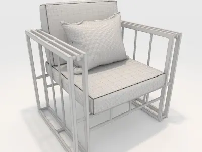 Sofa 1 Seater 14 3D model