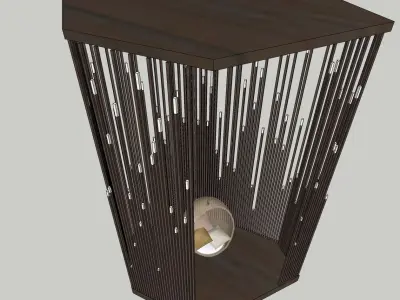 outdoor swing sketchup model 3D model