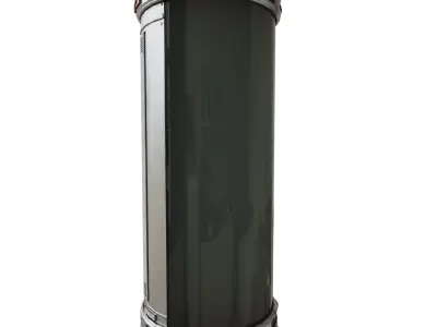 SciFi Capsule Low-poly 3D model